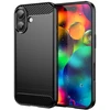 Hurtel Dėklas Carbon Dėklas skirtas Apple iPhone 17 – juodos spalvos