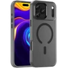 Hurtel Dėklas Magnetic Abrasive skirtas Apple iPhone 17 Pro suderinamas su MagSafe – matinės juodos spalvos