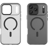 Hurtel Dėklas Magnetic Abrasive skirtas Apple iPhone 17 Pro suderinamas su MagSafe – matinės juodos spalvos