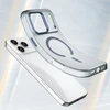 Hurtel Dėklas Magnetic Abrasive skirtas Apple iPhone 17 Pro suderinamas su MagSafe – mėlynos spalvos