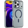 Hurtel Dėklas Magnetic Abrasive skirtas Apple iPhone 17 Pro suderinamas su MagSafe – mėlynos spalvos