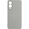 Hurtel Liquid Silikoninis dėklas su MagSafe skirtas Samsung Galaxy S25 Edge – pilkos spalvos