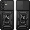 „Hurtel Hybrid Armor Camshield“ dėklas, skirtas „Sasung Galaxy S26 Ultra“ - Juodas