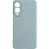 Hurtel Liquid Silikoninis dėklas su MagSafe skirtas Samsung Galaxy S25 Edge – mėlynos spalvos