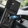 „Hurtel Hybrid Armor Camshield“ dėklas, skirtas „Sasung Galaxy S26“ - Juodas