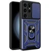Hurtel Hybrid Armor Camshield dėklas skirtas Samsung Galaxy S24 Ultra armored with camera cover – mėlynas