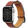 Hurtel Dirželis skórzany opaska bransoleta do Apple Watch 38 / 40 / 41 mm - raudona