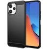 Hurtel Flexible carbon pattern case Xiaomi Redmi 12 Carbon dėklas – dėklas telefonui juodos spalvos