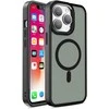 Hurtel Color Matte MagSafe dėklas iPhone 15 Pro Max – juodas