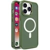 Hurtel Magnetic Color Matte Apple iPhone 15 Plus - dėklas telefonui žalios spalvos