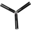 Hurtel Asmenukių lazda WC13YDS telescopic tripod 1.3m with double lamp and phone holder – juodos spalvos