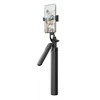 Wozinsky Hurtel Asmenukių lazda WH181-Y1S 1.75m aluminum alloy telescopic tripod with phone holder – juodos spalvos