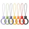 Hurtel SILICONE PHONE LANYARD RING BEAR Raudonas