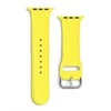 Hurtel Didmeninė prekyba silikonine laikrodžio apyranke Apple Watch 2-9/SE 38/40/41mm silikoniniu dirželiu APS geltona