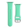 Hurtel Didmeninė prekyba silikonine laikrodžio apyranke Apple Watch 2-9/SE 38/40/41mm silikoniniu dirželiu APS mint