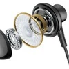 Ausinės Joyroom JR-EC07 USB-C juodos