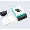 Joyroom JR-TG7 33W USB-A + USB-C sieninis įkroviklis su 60W USB-C į USB-C 1m laidu - Juodas