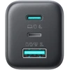 Įkroviklis jungiama į tinklą Joyroom JR-TO1 GaN 45 USB-C Lightning USB-A – juoda