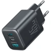 Įkroviklis jungiama į tinklą Joyroom JR-TO1 GaN 45 USB-C Lightning USB-A – juoda