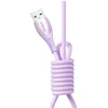 Joyroom S-A59 Vibrant serijos 3A USB-A - USB-C kabelis 1.2m - Violetinė