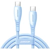 Joyroom S-A59 Vibrant Series 60W USB-C - USB-C cable 1.2m - mėlynas