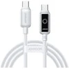 Kabelis Joyroom S-A55 StarFlight 100W USB-C – USB-C 1,2m – baltos spalvos