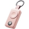 Joyroom Mini Powerbank raktų pakabukas 2000mAh 3W su Apple Watch įkrovikliu, rožinė