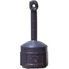 Justrite Lauko miesto peleninė ant stabilaus pagrindo. 15L sk. 42cm aukštis 98cm juodas
