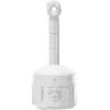 Justrite Lauko miesto peleninė ant stabilaus pagrindo, talpa 15 l, skersmuo 42 cm, aukštis 98 cm, pilka