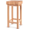 Mėsmalė Medinis mėsinės blokas 400x400x150mm su pagrindu - Hendi 505625