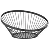 Krepšelis, vielinis vaisių dubuo, juodas su matine danga, skersmuo. 280 mm – Hendi 427088