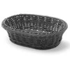 Ovalus polipropileno duonos krepšelis, juodas, 250x190x65 mm - Hendi 426623