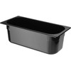 Polikarbonatinė ledų talpa 360x165x120mm - juoda 5L - HENDI 807033