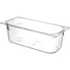 Polikarbonatinis ledų indelis 360x165x120mm - skaidrus 5L - HENDI 807026