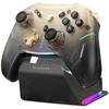 Machenike G5Pro Premium Edition Wireless Game Controller with Charging Station - Juodas and Gold