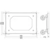 Gsg24 Transportavimo vežimėlis EUR 60x40cm konteinerių dėžėms