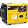MSW Dyzelinių generatorių komplektas ant ratų 230/400 V 7500 W 8,75 kVA 16 l