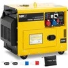 MSW Dyzelinių generatorių komplektas ant ratų 230/400 V 7500 W 8,75 kVA 16 l