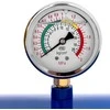 MSW Inflator zbiornik do pompowania kół opon su manometrem 6-8 bar 38.5 l