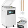 MSW Kamerinė vakuuminio pakavimo mašina maistui, elektronikai, laisvai pastatomas LCD 40 cm, 900 W
