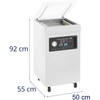 MSW Kamerinė vakuuminio pakavimo mašina maistui, elektronikai, laisvai stovinti, 40 cm, 900 W