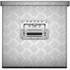 MSW Rakinama aliuminio transportavimo įrankių dėžė 150 l 124 x 38,5 x 38,5 cm