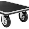 MSW Rankinis sulankstomas sandėlio platforminis vežimėlis, 1 šonas, iki 300 kg, 80 x 60 cm