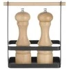 Organizatoriaus stalo krepšelis prieskoniams su medine rankena 23x10x24 cm - Hendi 427040