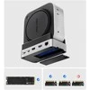 „Orico MiniDock 10-in-1“ prijungimo stotelė su SSD kietojo disko lizdu – „Sidabrinis“
