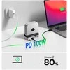 „Orico MiniDock 10-in-1“ prijungimo stotelė su SSD kietojo disko lizdu – „Sidabrinis“