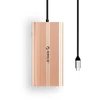 Orico USB-C 12w1 | USB-A | USB-C PD 100W | HDMI 4K | VGA | RJ45 Gigabit - rožinė-auksinė