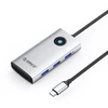 Orico PW11 6in1 USB-C Docking Station 3x USB-A 3.0 1x USB-C 3.0 1x USB-C PD 100 W 1x HDMI 4K 30Hz - Sidabrinis