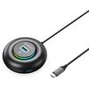 Orico YXR4-C3 RGB USB šakotuvas 4 prievadų USB-A 3.0 su garso/mikrofono prievadu 1,8 m - Juodas