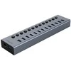 „Orico BT2U3-13AB“ šakotuvas 13x USB-A 3.0 su jungikliais – pilka